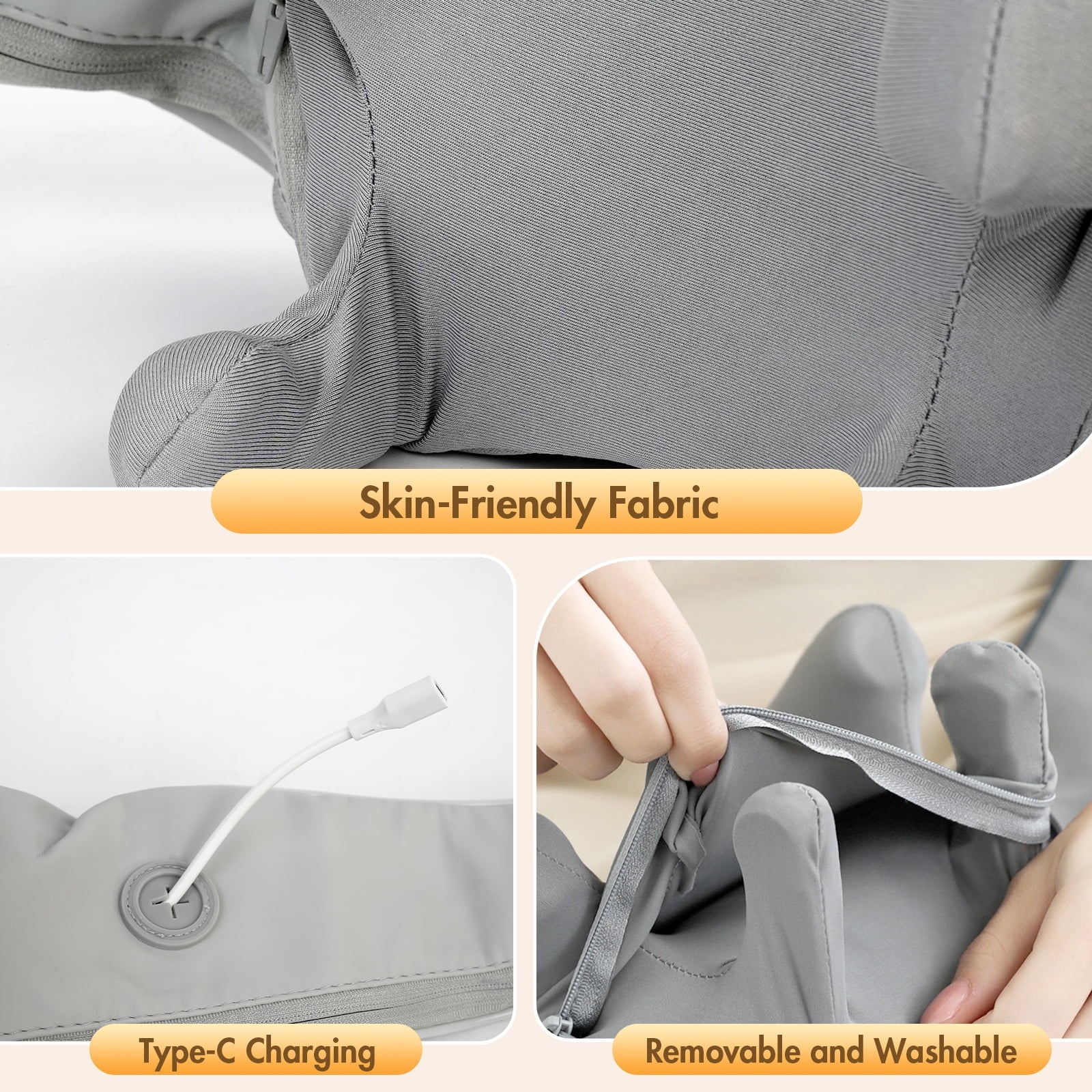 Shiatsu Neck and Back Massager with Heat, 6D Cordless Shoulder Massager, Deep Tissue Kneading Massage for Men and Women, Perfect Relaxation Gift