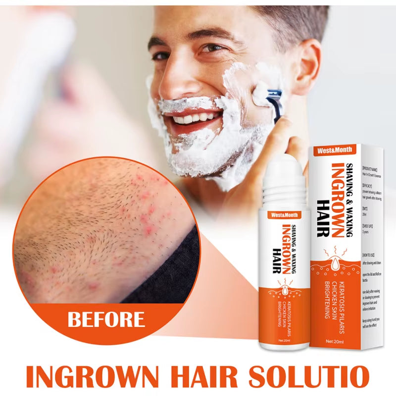 Ingrown Hairs Treatment after Shave Repair Serum Solution Dark Spot Reduce Redness for Vanish Pfb Skin Care Prevent Razor Bumps