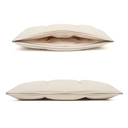 Nylon Quilted Puffy Notebook Carrying Case Comfortable Laptop Case for Women 15-15.6 Inch Tablet
