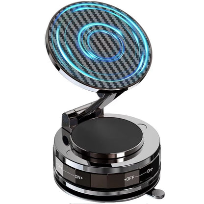 Magnetic Suction Cup Phone Mount for Magsafe 360° Adjustable Magnetic Car Phone Holder Pocket Size Foldable Car Mount